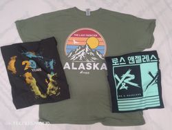 Pacote de Camisetas Impressas CRZ0570 Sem Marca