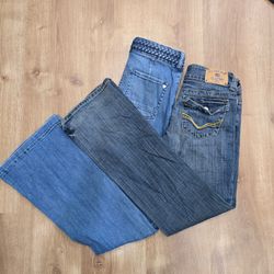Jeans évasés sans marque AV-0204