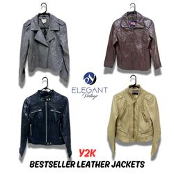 Chaquetas de cuero más vendidas Y2K - EV0163