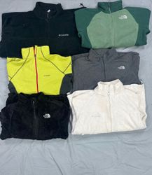 The North Face & Columbia Fleece Mix (10 Pieces) –..