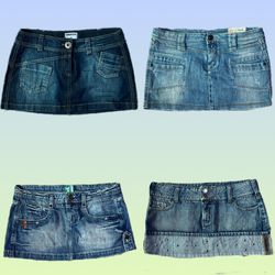 Faldas de mezclilla mini Y2K IT Girl (TS-1314)