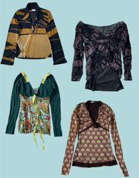 Y2K iconic Full Sleebe Tops (TS-1306)