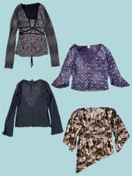 Y2K Italian Vibe Full sleeves Tops (TS-1309)