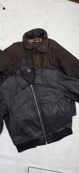 Veste en cuir vintage stylée pour motards homme