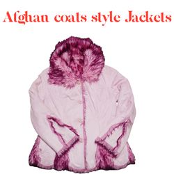 Veste style manteaux afghans