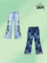 Y2K Embellished/Embroided Jeans [TD-242]