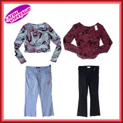 Modern Mesh Tops and Jeans Mix (FV-019)