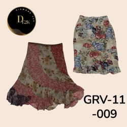 Saia Poliéster Y2K Autêntica – Verdadeiras Vibraçõ..