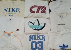Nike and adidas sweatshirts