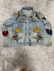 jeans bestickte Damenjacken