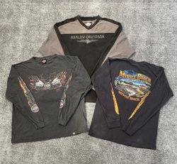 T-shirts à manches longues Vintage Harley Davidson