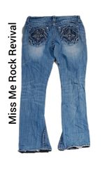 Miss Me Rock Revival Short & Jeans