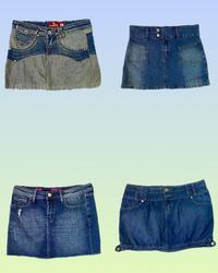 Y2K Brithney era Denim Mini Skirts (TS-1347)