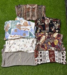 Y2K Hawaiian Shirts mit vollem Ärmel