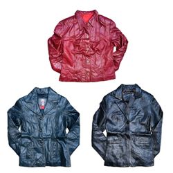 Mezcla de chaquetas de cuero