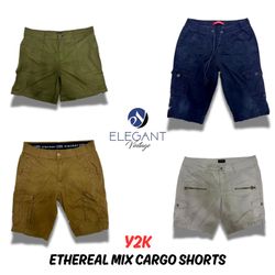 Y2K Ethereal Mix Cargo Shorts - EV0229