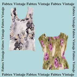 (FV-308) Y2K Boho Bedruckte Tops Bundle – Trendige..