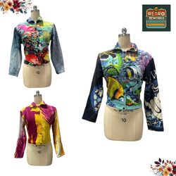 SS25 Upcycled Printed Towel Jackets