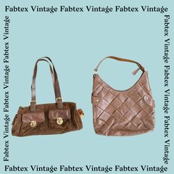 (FV-317) Y2K Earth Tone Brown Bags