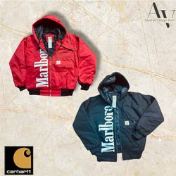Marlboro Carhartt rework style jackets