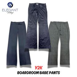 Y2K Boardroom Babe Pants - EV0284