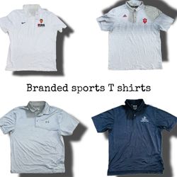 Branded sports polo shirts