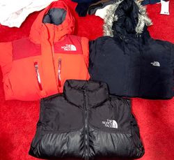 Les vestes The North Face