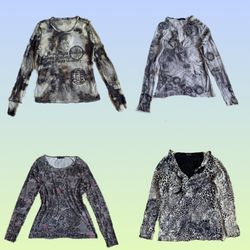 Y2K Paris Hilton Full Sleeve Tops (TS-1356)