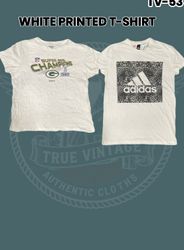 White Printed T-shirt Tv-53