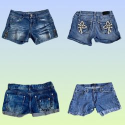 Y2K IT Girl Denim Short (TS-1362)