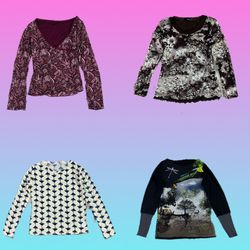 Y2K pretty full sleeve Tops (TH:017)