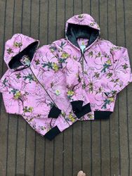 Carhartt X Pink Real Tree Rework Style Active Jack..