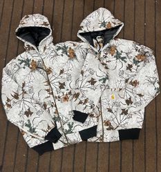 Carhartt X White Camo Rework Style Active Jackets