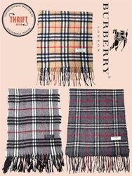 T2030 Burberry Scarves 🧣 100% Autêntico Cashmere/..