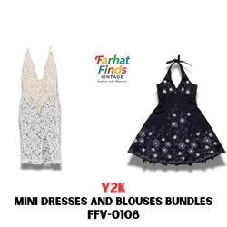 FFV-0108 Y2K MIX MINI ROBES ET BLOUSES EN LOT