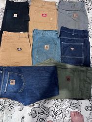Carhartt And Dickies carpenter pants
