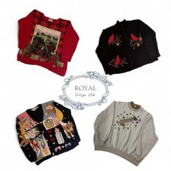 Vintage/Y2K Grandma-core Sweater