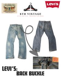 Vintage Levi's Back Buckle Jeans