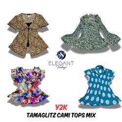Y2K Tamagllitz Cami Tops Mix - EV0374