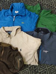 Arcteryxx, Ralph lauren, Patagonia, lacoste bundle