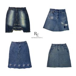 Gonne Midi in Denim Y2K IT Girl RE-2398
