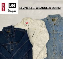 Branded Lee, Wrangler, Levi’s Denim Jacket