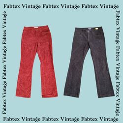 (FV-343) Pantalons en corduroy évasés Y2K