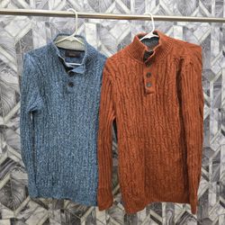 AV-0228 Maglioni a bottoni di maglia senza marchio