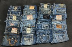 True Religion & Rock Revival Herren Bootcut Jeans