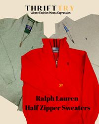 Ralph Lauren Viertel Reißverschluss Pullover