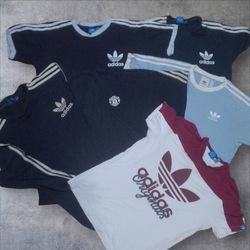 Camisetas Adidas | Mistura de Manga Curta e Longa