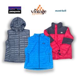 VPX328 Patagonia/Montbell & Mix Brands Jacken