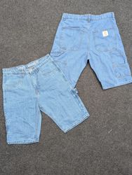 Vintage Carhartt Light Blue Shorts Rework Style