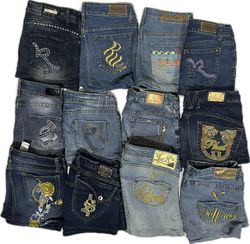 APPLE BOTTOMS , BABY PHAT , ROCAWEAR MINI SKIRTS (..